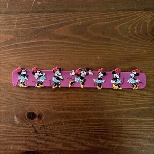 Disney‎ Silicone Slap Bracelet Minnie Mouse Bows, Ears, Dots & Heels